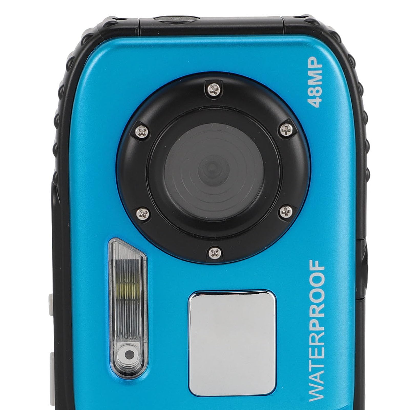 Caméra de plongée 1080P 48MP Anti-secousse 5 meters Caméra sous-marine résistante à l'eau avec écran couleur de 2,4 pouces Carte mémoire 32G Caméras de reconnaissance faciale autofocus for la photogra