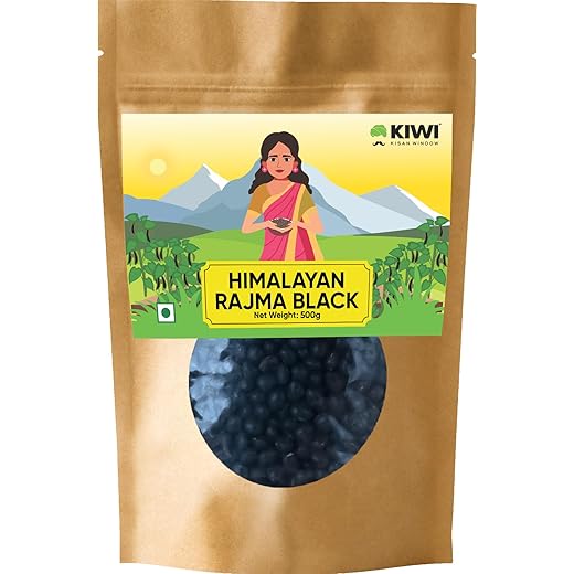 KIWI (Kisan Window) Himalayan Rajma Black- 500g
