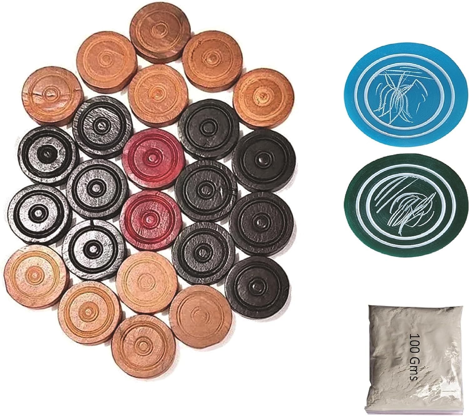 Amazon | PosterPapaa Professional Carrom Board Big Size | 8 MM