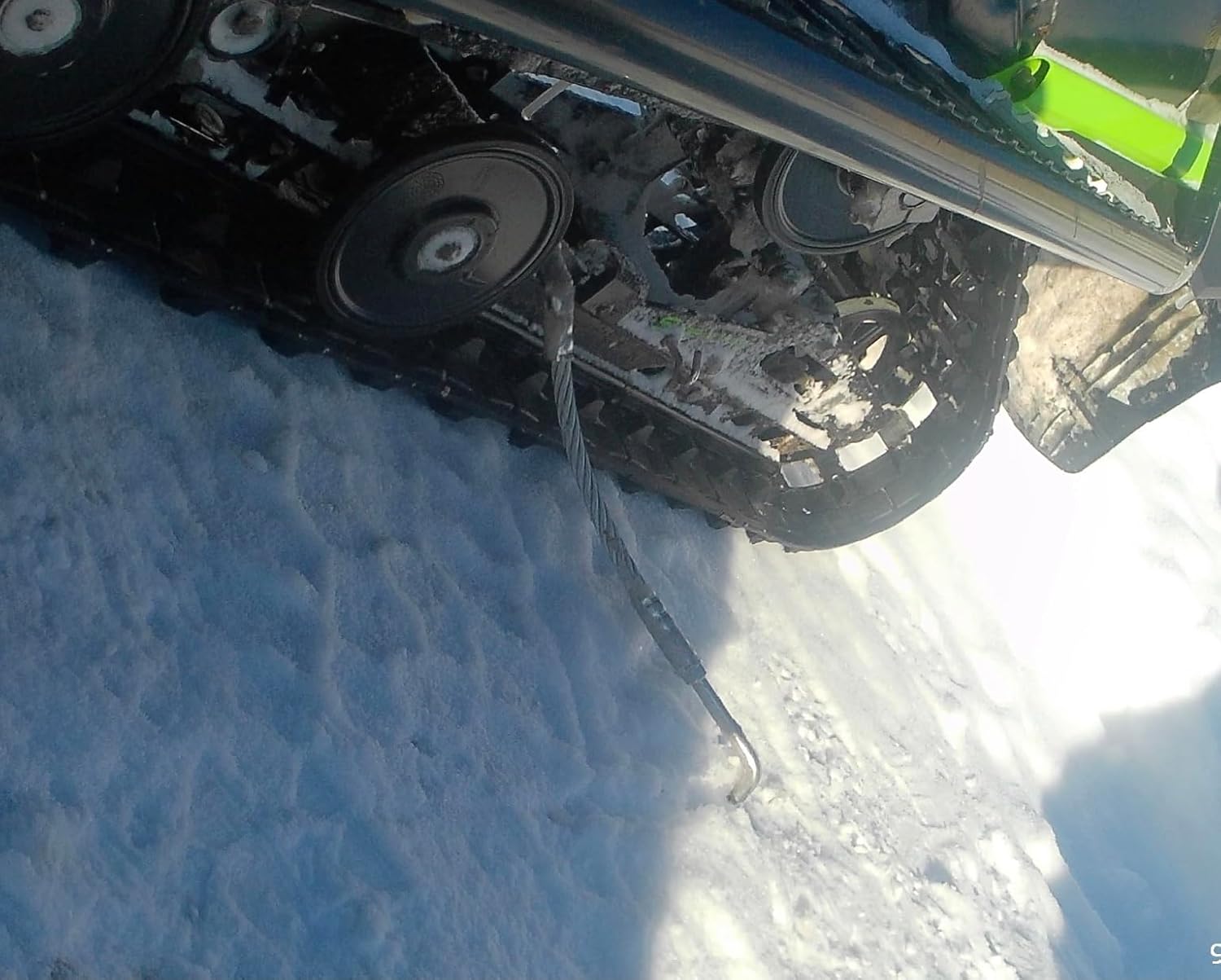 Snowmobile Ice Scratchers - Stainless Steel with Pressed and Welded Carbide Tips Universal on All Snowmobiles with Forward and Reverse with Rail Saver mounts Included!