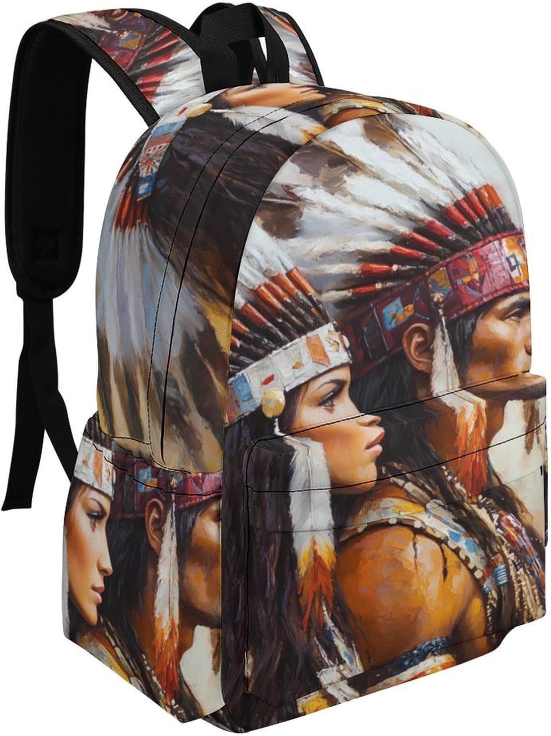 Native USA Indians Men Women Travel Backpack for Women Men Summer Hiking Shoulder Bag Casual Daypack
