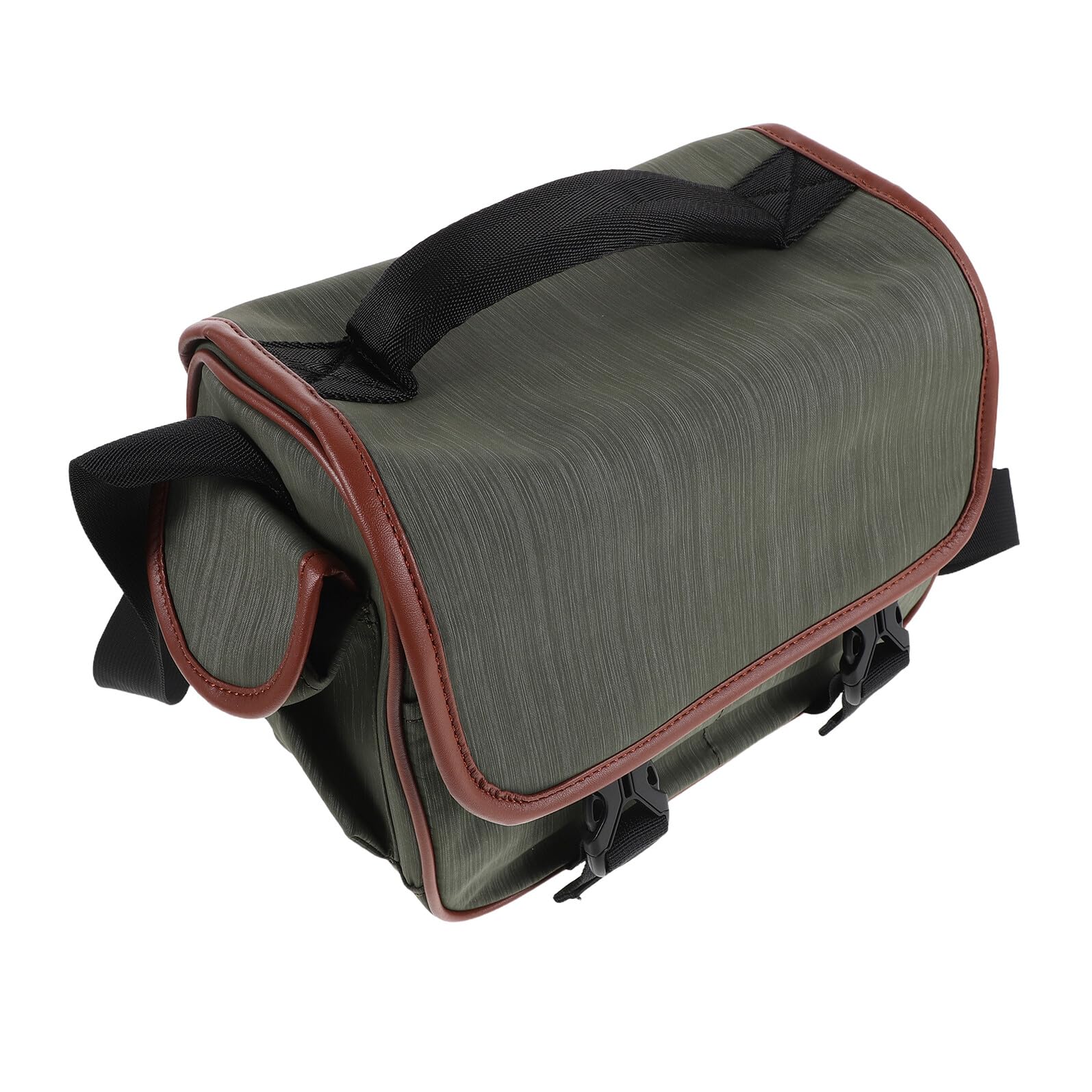 POPETPOP Borsa a Tracolla per Macchina Fotografica in Nylon Resistente, Piccola Custodia Protettiva per Fotocamere Mirrorless e Reflex, con Scomparti Organizzativi e Accesso Rapido,