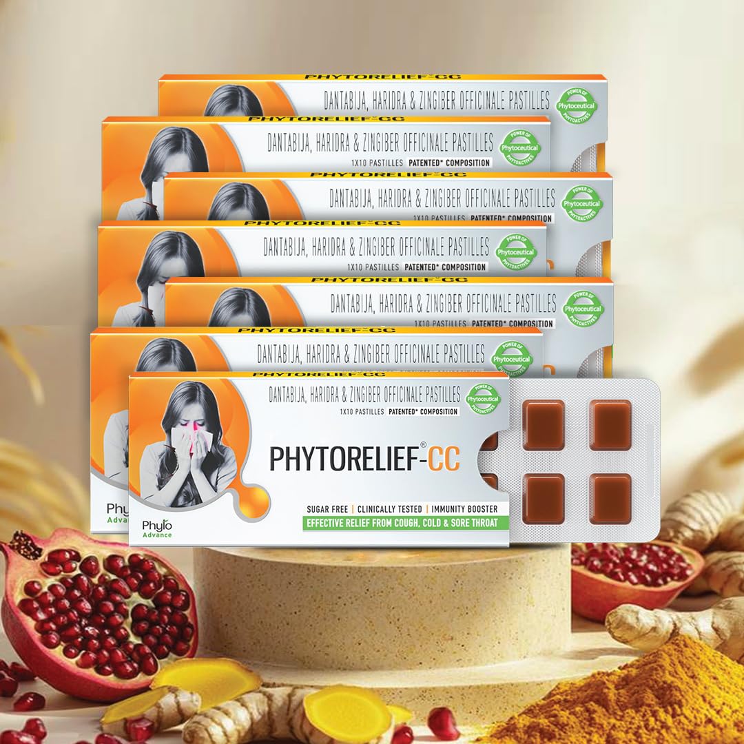 Alchem Life PhytoRelief CC ® Natural Relief from Cough and Cold - Pack of 7