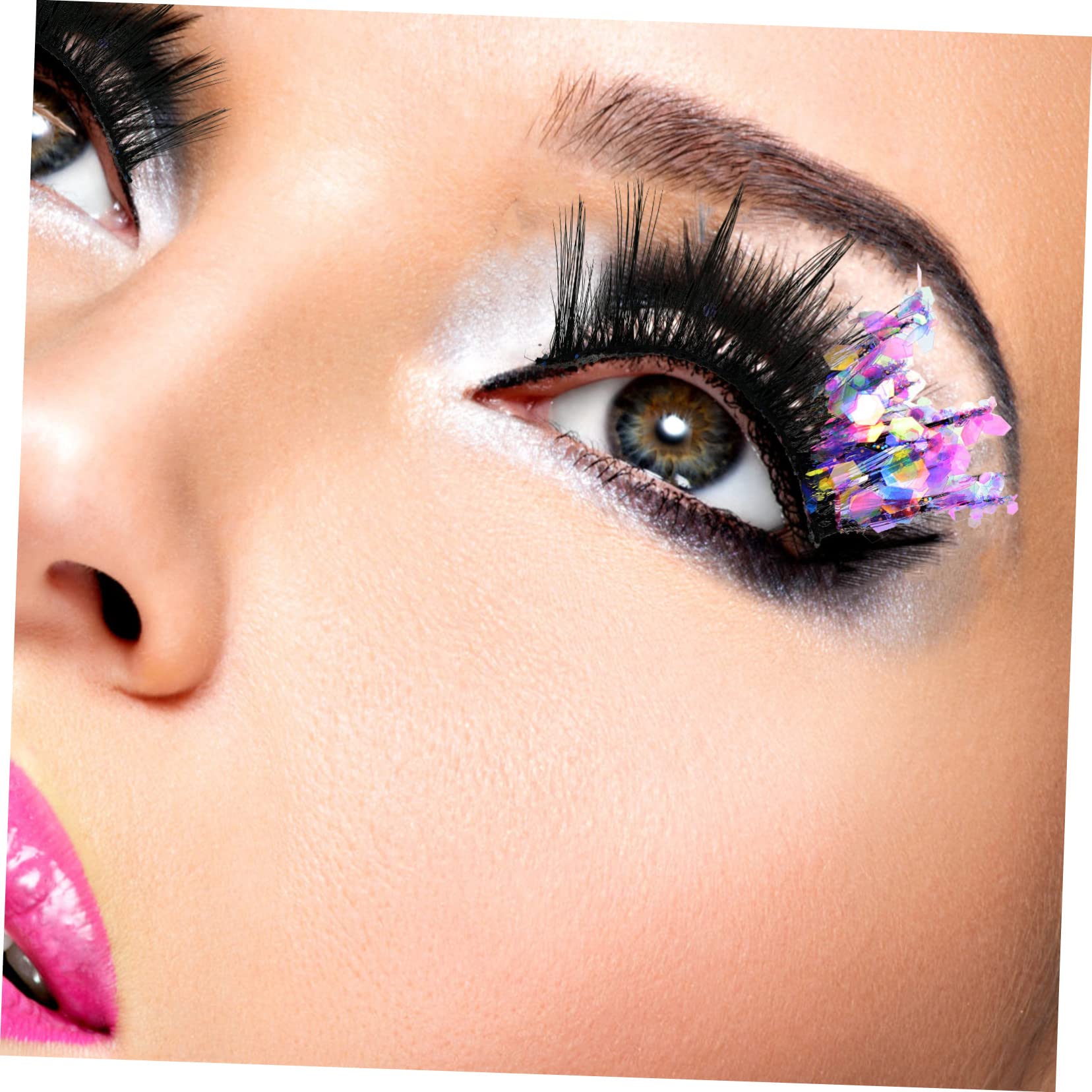 FOMIYES 4 Set Di Ciglia Finte Riutilizzabili Ciglia Finte Naturali 5 Stili Accessori Per Il Trucco Per Natale E Halloween 3 Paia * 4