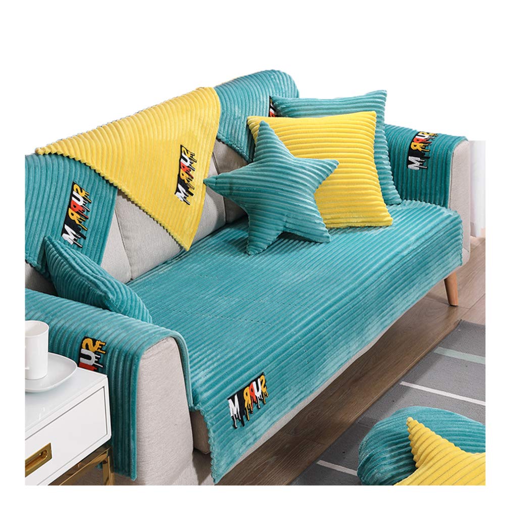 AOHMG Sofa Slipcover, Thicken Anti Slip Sofa Cover Sectional Couch Covers Furniture Protector Couch, for Dogs Cats Pet Recliner Cushion Cover,1pc/90x240cm(36''x94'')