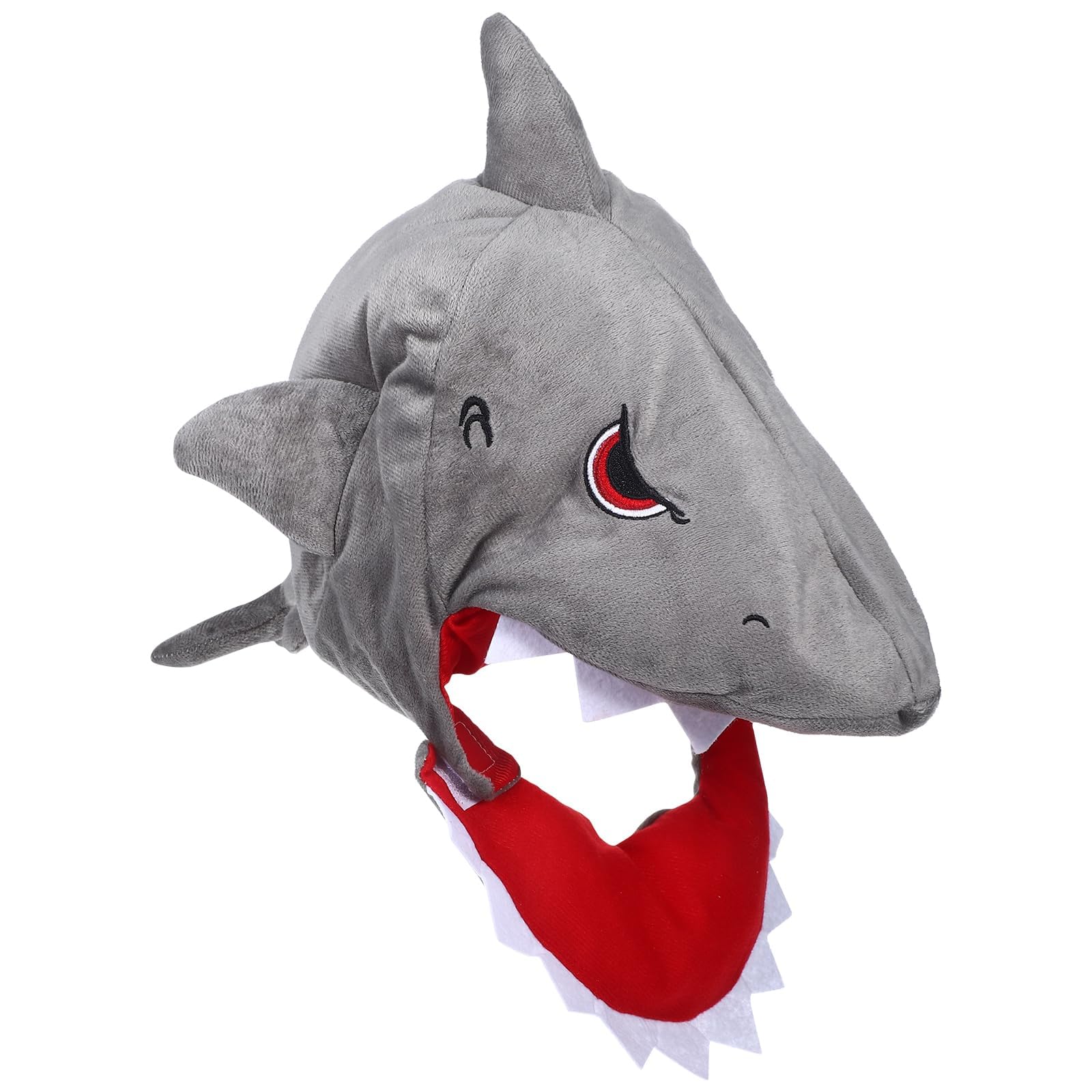 NALACAL Shark Hat Monster Headgear, Plush Costume Hat Headpiece Crazy Hats, Santa Hat Cosplay Plush and Cotton Child Animal Head for Christmas Photo Props Costume Accessories