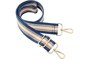 Blue Purse Strap: Adjustable Shoulder Crossbody Bag Strap with Leather Replacement Handbag...