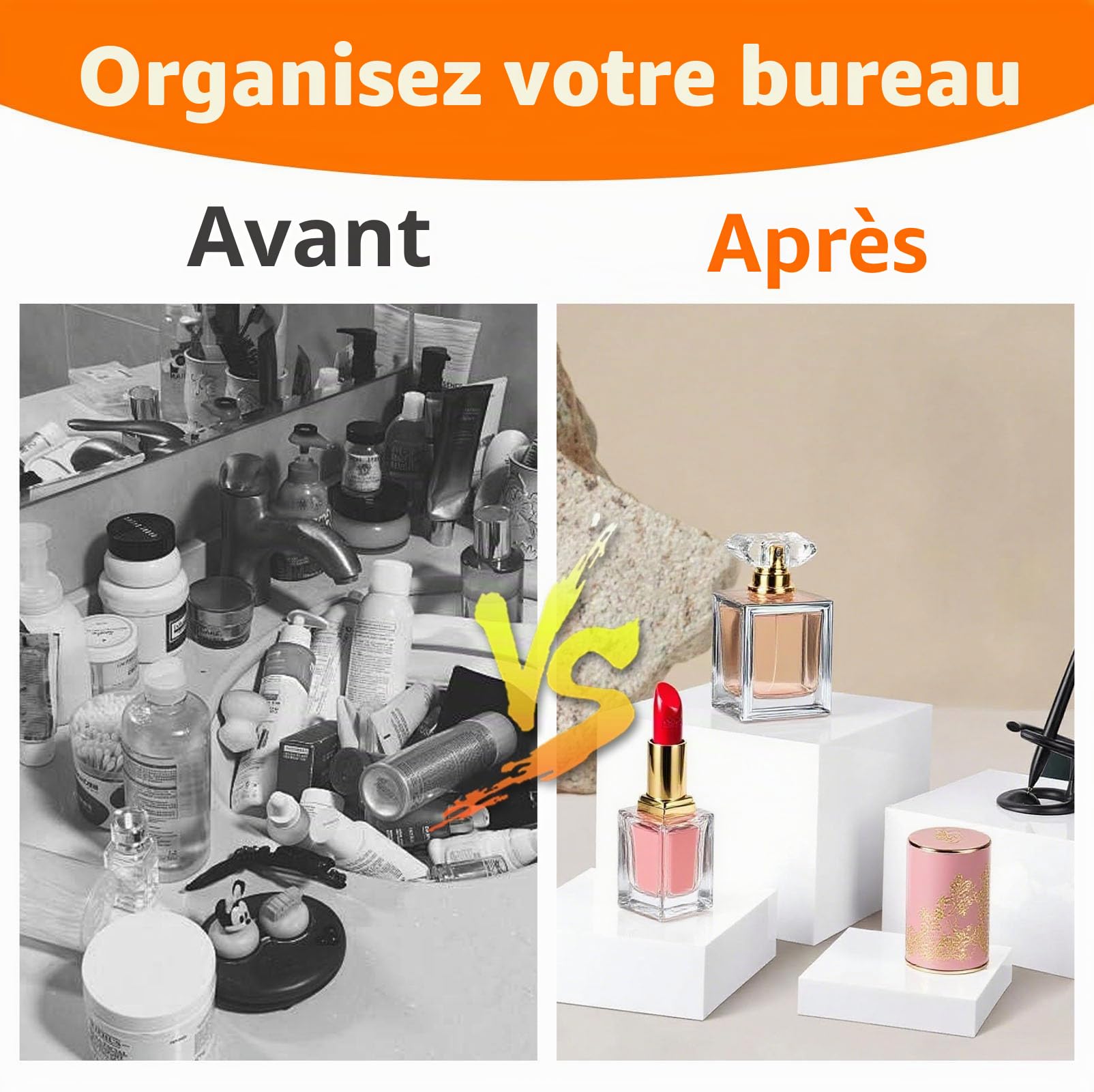 6Pcs Présentoir Aperitif Buffet avec Fond Creux 3/4/5/6/7/8in, Présentoirs Gâteaux Acrylique Blanc, Support Cubique Emboîtable pour Aliments, Desserts, Objets Collection, Bijoux, Décoration Figurines