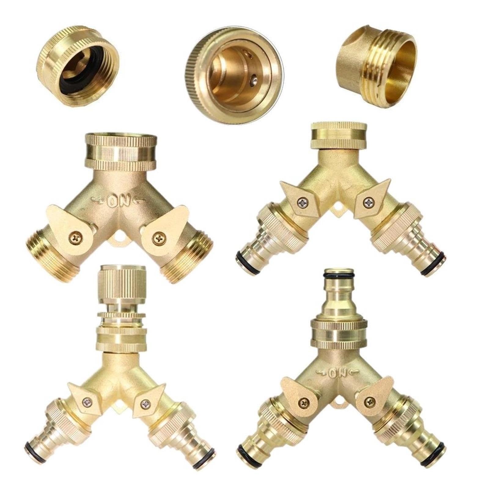 Rozdzielacz Y Z Mosiądzu 1 Szt. 3/4" 16 Mm 2-kierunkowy