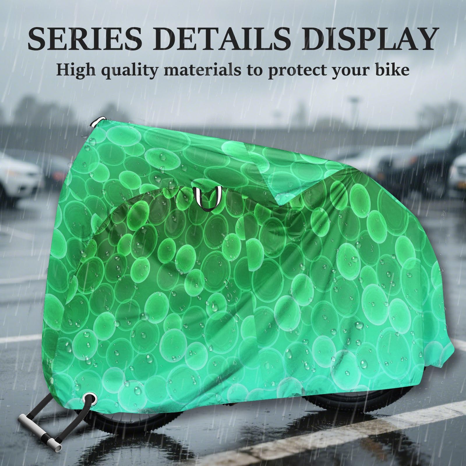 Housse de vélo en polyester imperméable, isolation thermique