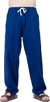 Baggy Sweatpants Men Cotton, Drawstring Lounge Pants, Relaxed Fit, Ideal for Comfort
