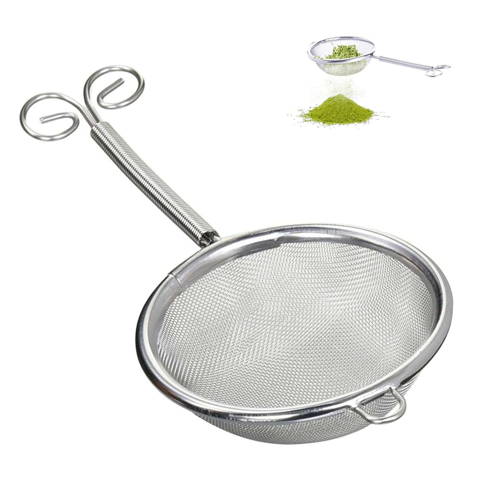 GIONAR Matcha Tee Sie Edelstahl, Feines Japanisches Teesieb