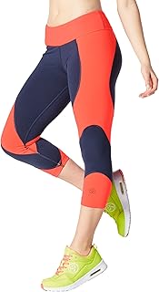 Fitness Leggings con Stampa a Compressione per Allenamento a Fascia Larga Pantaloni Donna