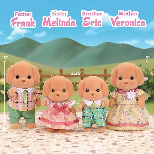 Miniatura 12 de Calico Critters Husky Family - Juego de 5 figuras coleccionables para niños a partir de 3 años