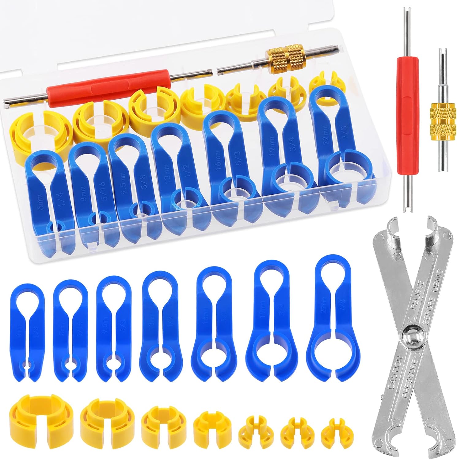 Buy Rustark 17Pcs Fuel Line Disconnect Removal Tool Set Includes Fuel