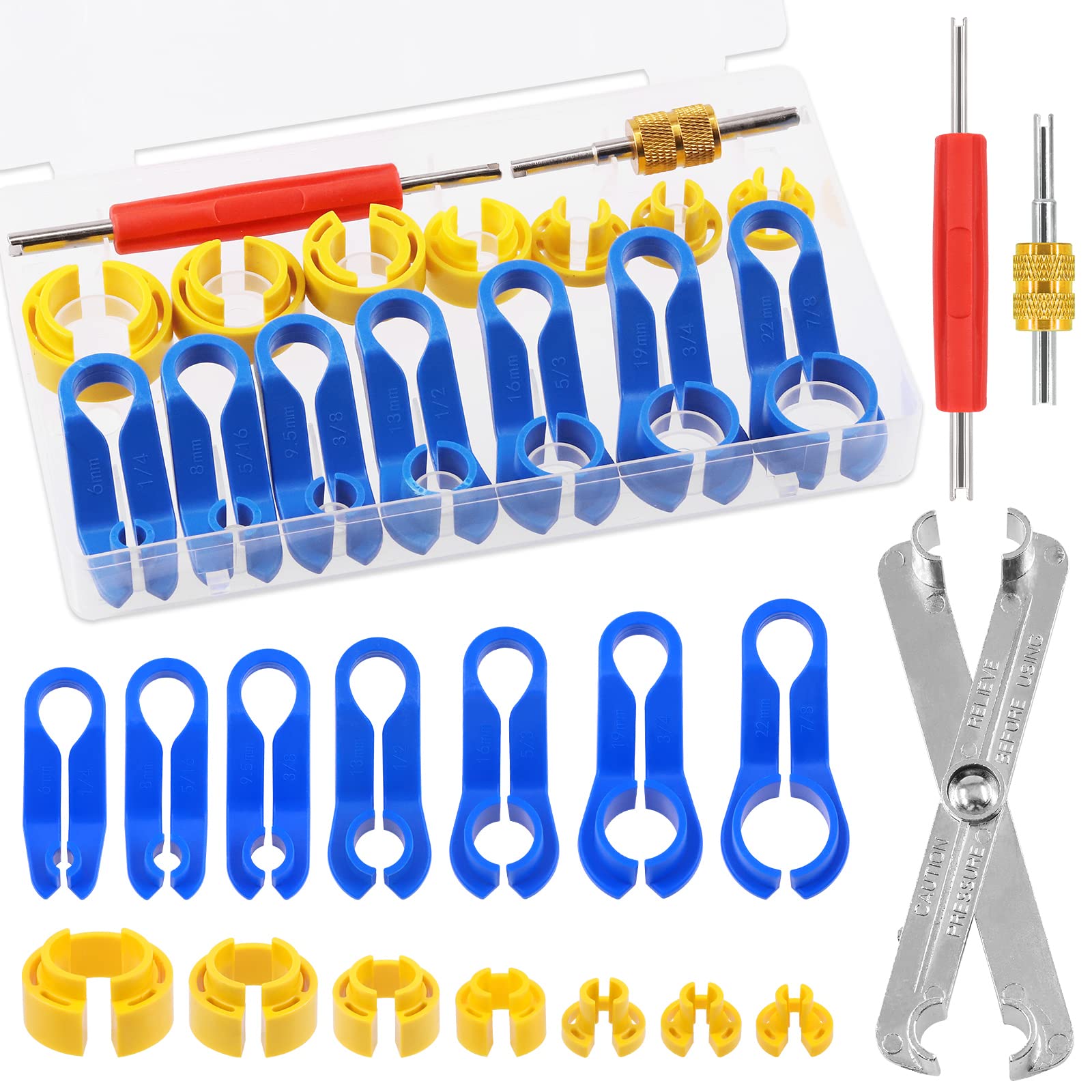 Buy Rustark 17Pcs Fuel Line Disconnect Removal Tool Set Includes Fuel
