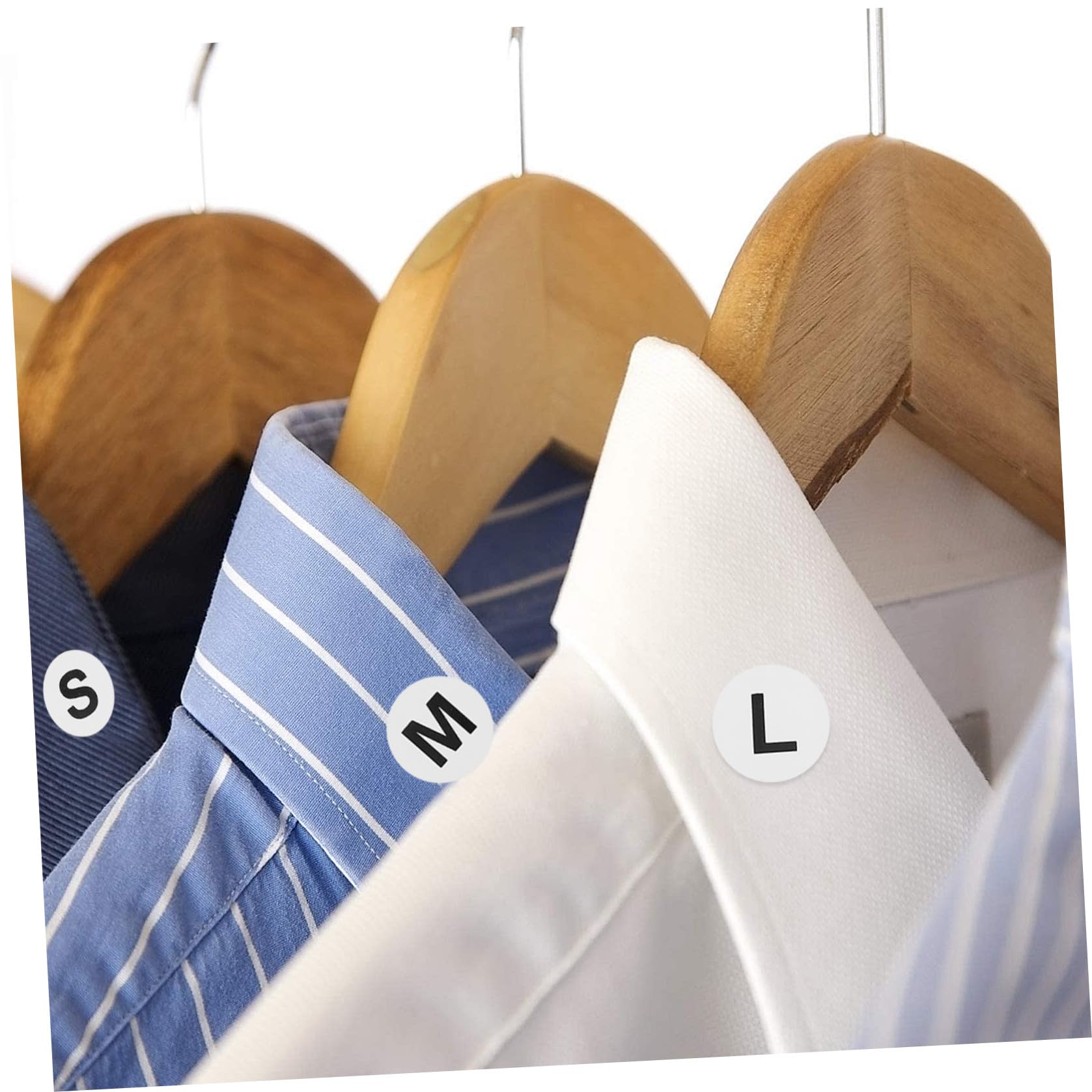 DOITOOL 3 Ensembles Autocollants Petites Étiquettes Adhésives Pour Vêtements Tissu Étiquette Autocollantes Etiquettes Autocollantes Étiquettes De Taille Ronde Papier Kraft 1500 Pièces * 3