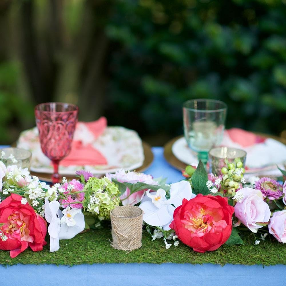 Preserved Moss Table Runner - 48" Long