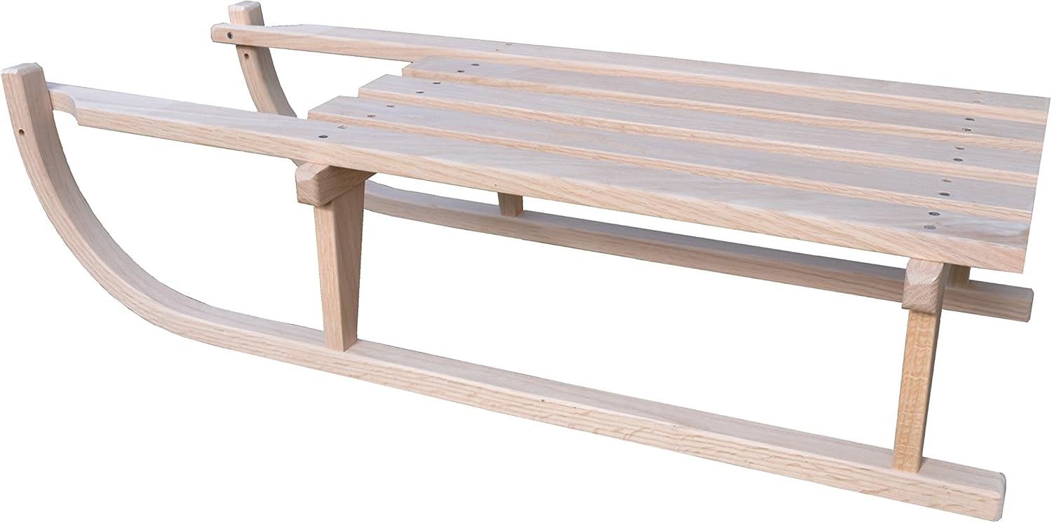 Oak Christmas Sled Ready To Decorate Christmas Tree Stand or Photo Prop Ready To Finish