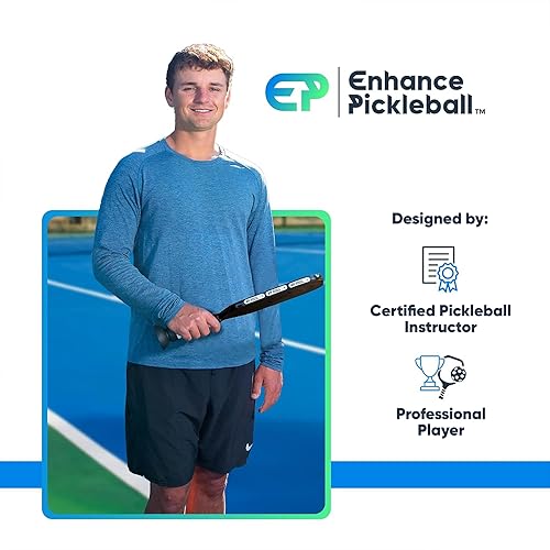 Miniatura 7 de Enhance Pickleball Cinta de plomo  Tiras de plomo con peso de 0.11 onzas, altamente adhesivas y fáciles de aplicar para paletas de pickleball, más