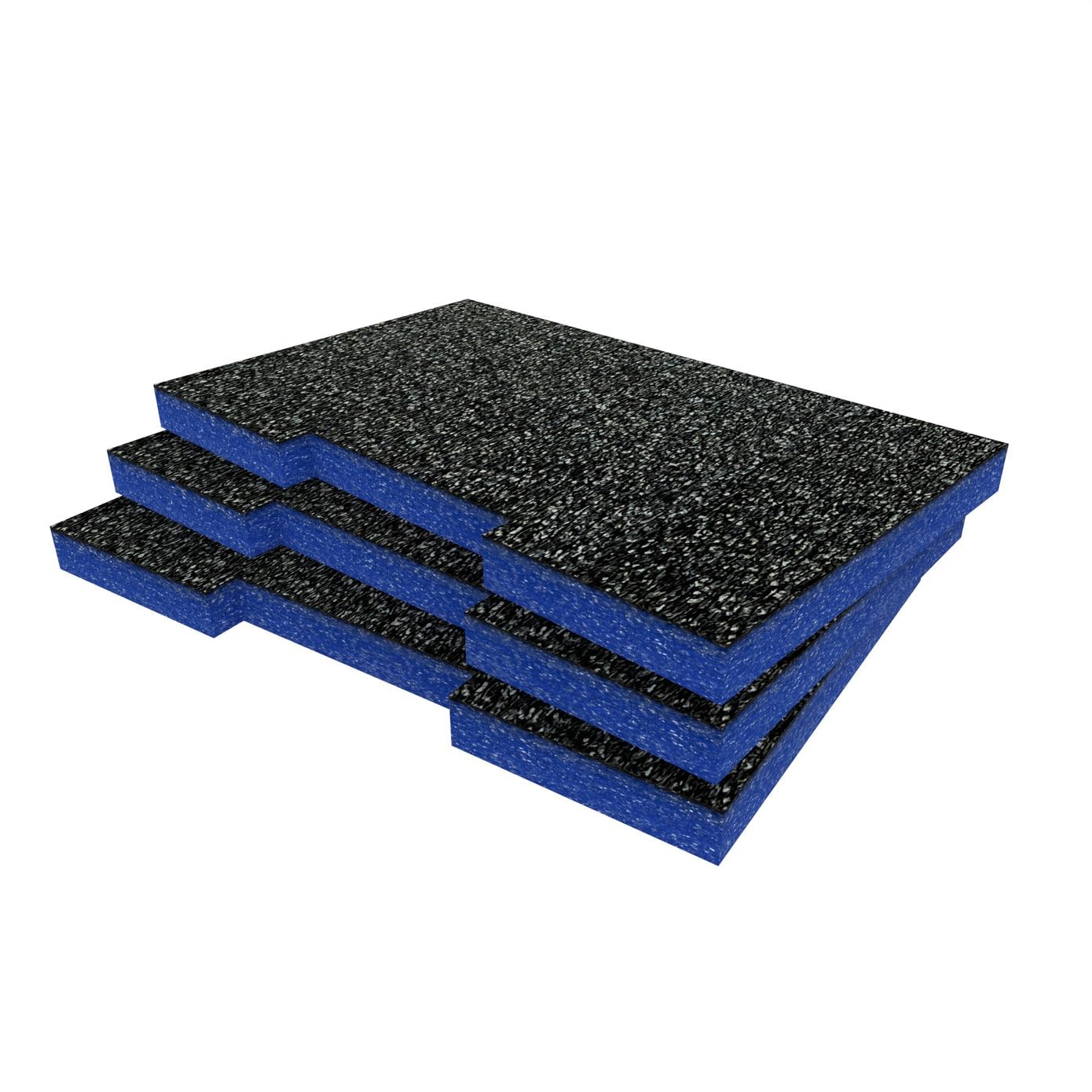 Mousse de rangement bleu 30 mm pour organiser vos 3 tiroirs