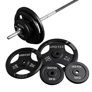 Amazon | IROTEC（アイロテック）アイアンバーベル80KGセット
