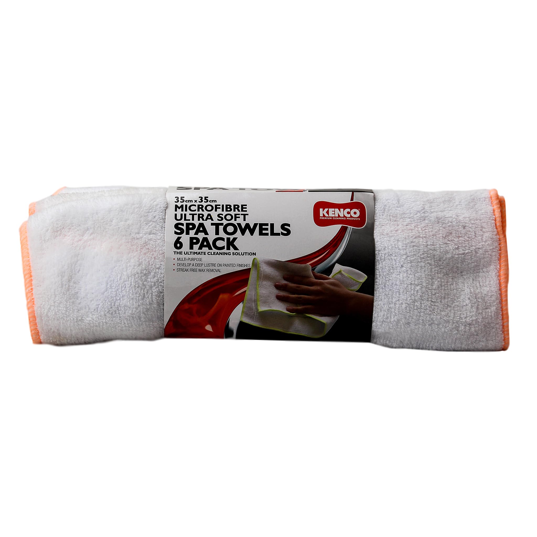 MICROFIBRE ULTRA SOFT SPA TOWELS 6 PACK 35 cm x