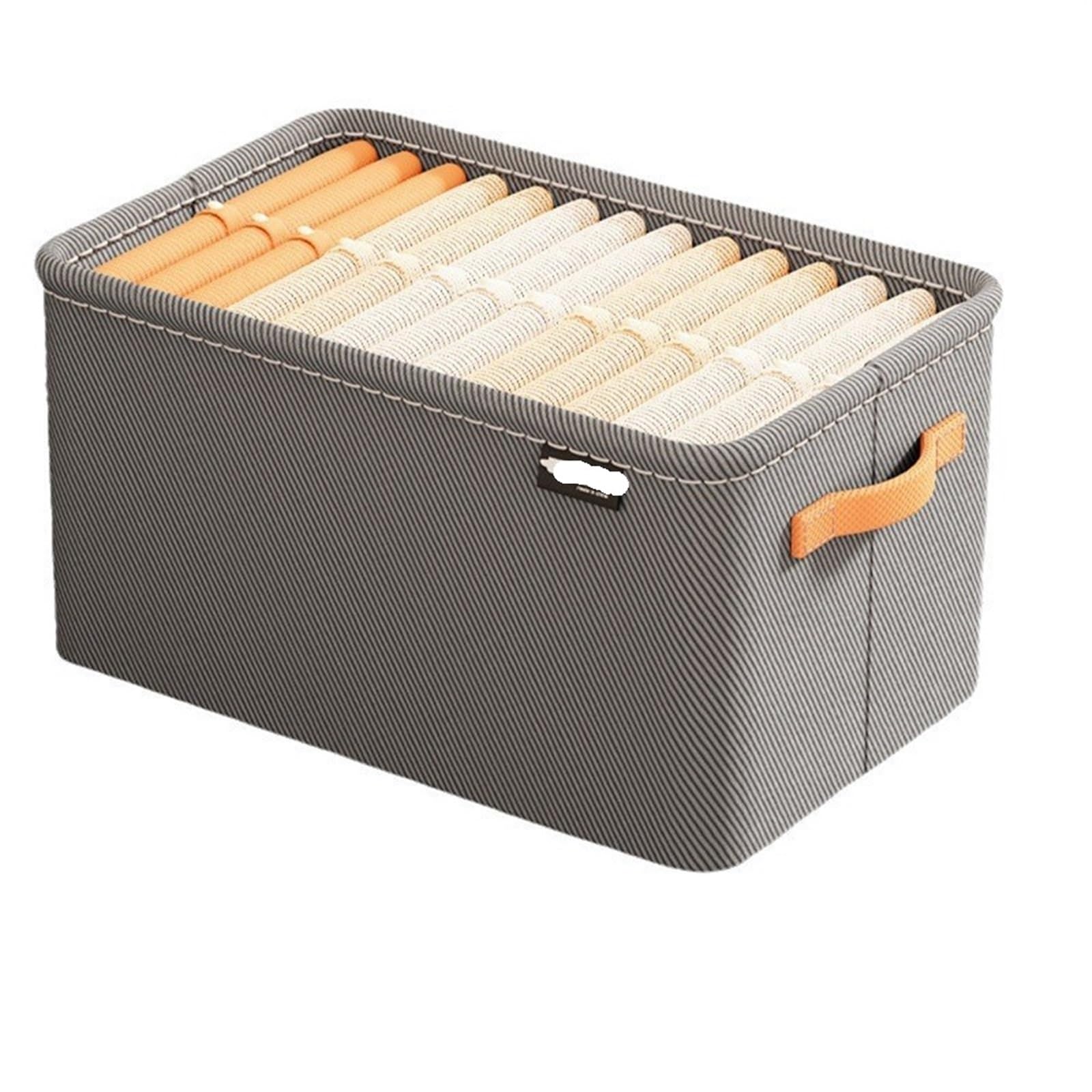 CGUOHU 4pcs Home Supplies Sundries Sorting Basket Folding Linen Organizer Box Underwear Socks Toys Cabinets Wardrobe Storage For Wardrobe Storage(M)