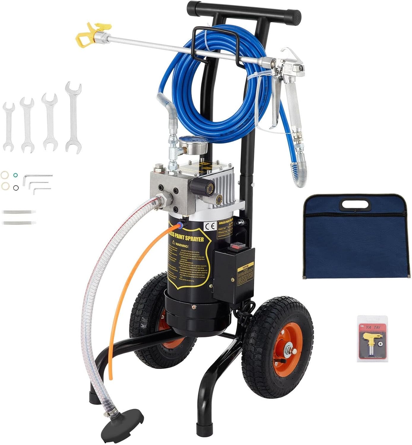 High Pressure Airless Paint Sprayer 900W 1.9L/min Wall Spraying Machine