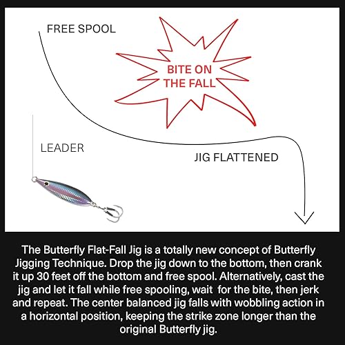 Miniatura 3 de Señuelos de pesca Shimano Butterfly de mariposa de caída plana