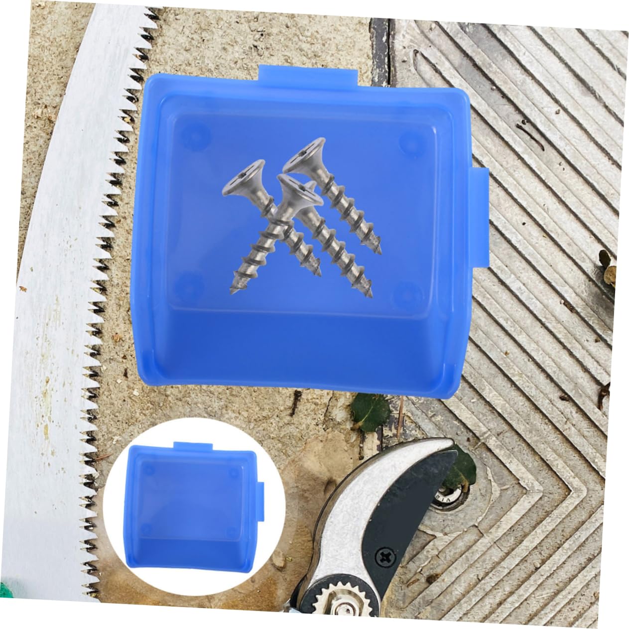 Scatola Porta Oggetti in Plastica Blu 8 Pezzi per Officina | Estrazione Rapida degli Utensili, Produzione di Precisione, per Cacciaviti e Chiavi