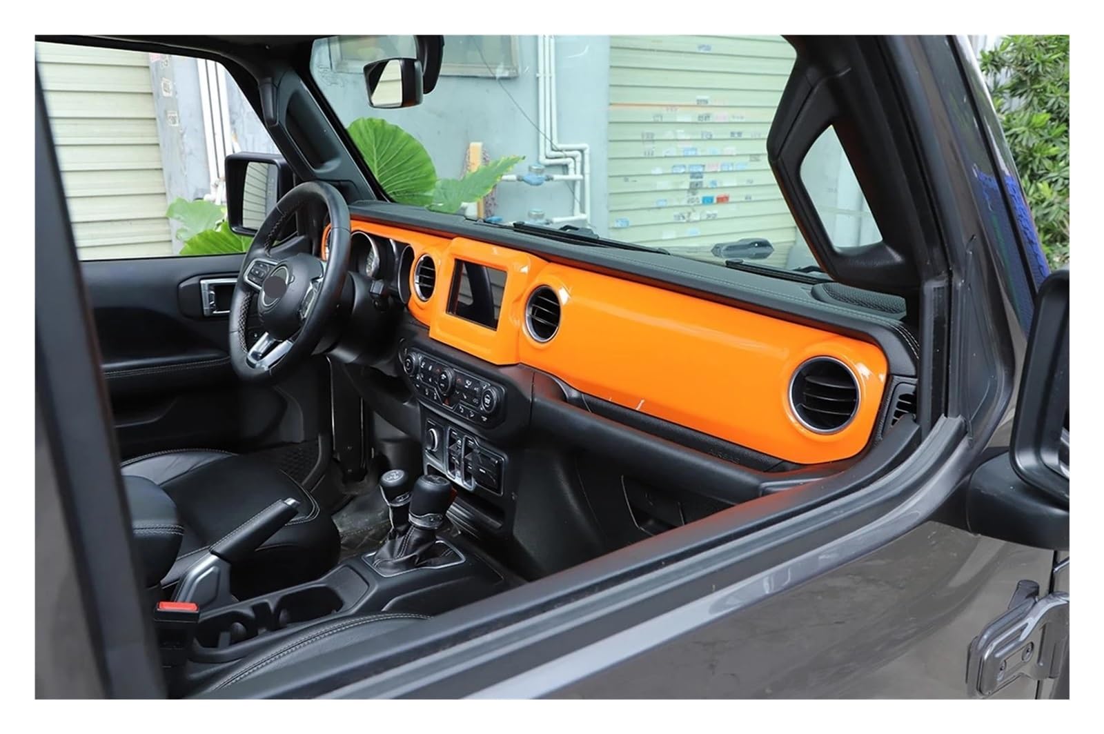 Glossy Red Dashboard Trim Cover Kit For Jeep Wrangler JL (2018-2023) & Gladiator (2020+) – Left & Right Set