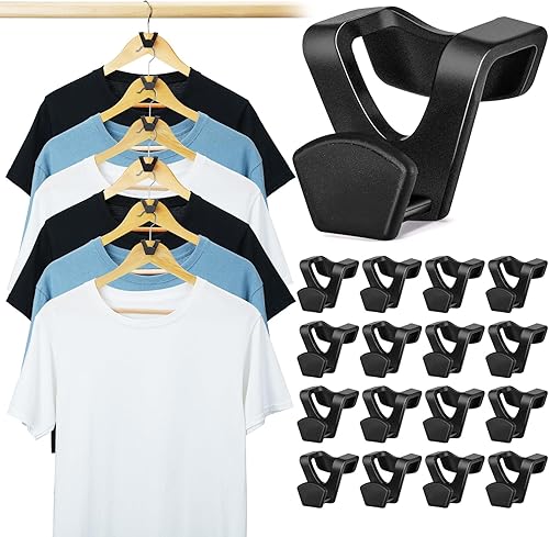 Smartor Ganchos para colgar ropa, ganchos de alta calidad, ganchos resistentes, gancho para añadir como organizador de armario, colgador mágico para