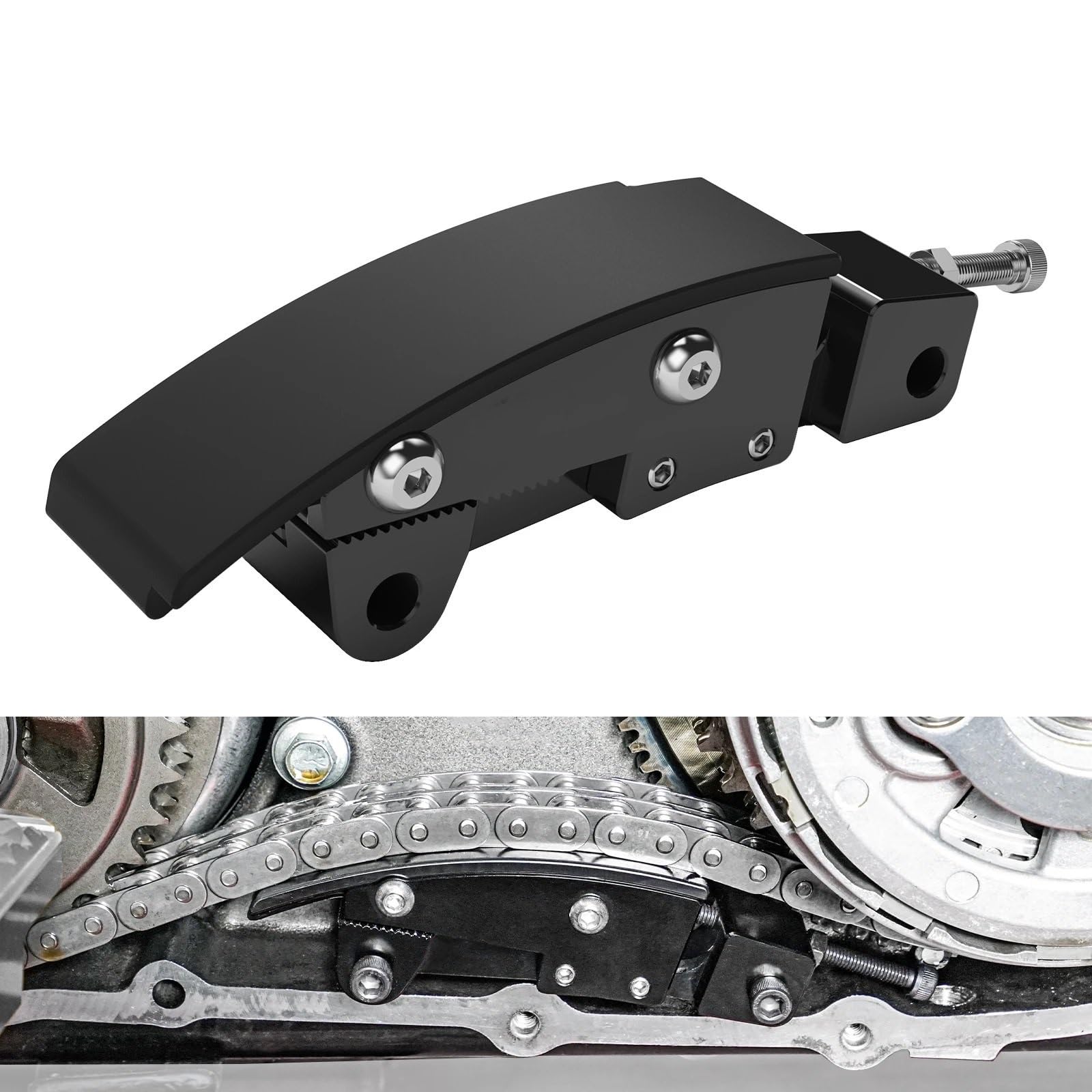 Ochraniacz łańcucha Pasuje do Harley Road King FLHR przemieszczanie się po ulicy FLHX FLHXS Pasuje do Ultra Limited podstawowy regulator napinacza łańcucha Motocyklowego Łańcucha Ochraniacz