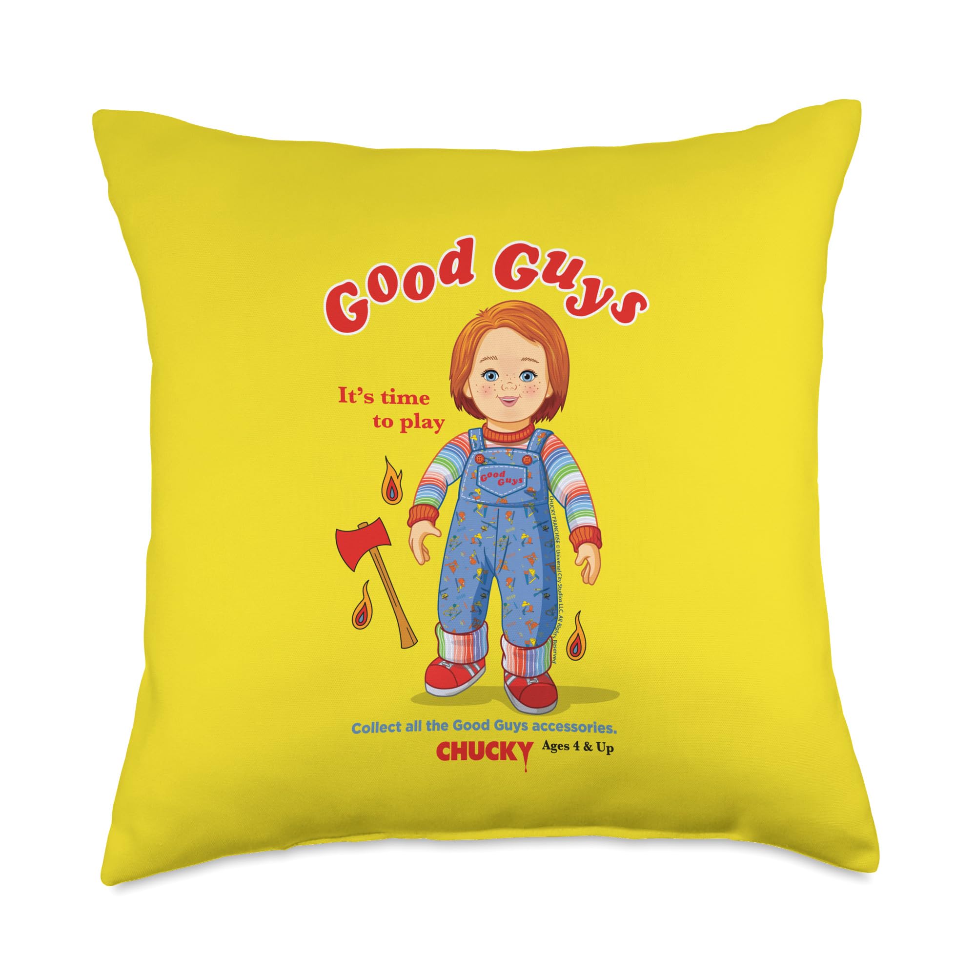 Amazon.com: Chucky Collect All The Good Guys Accessories Throw 