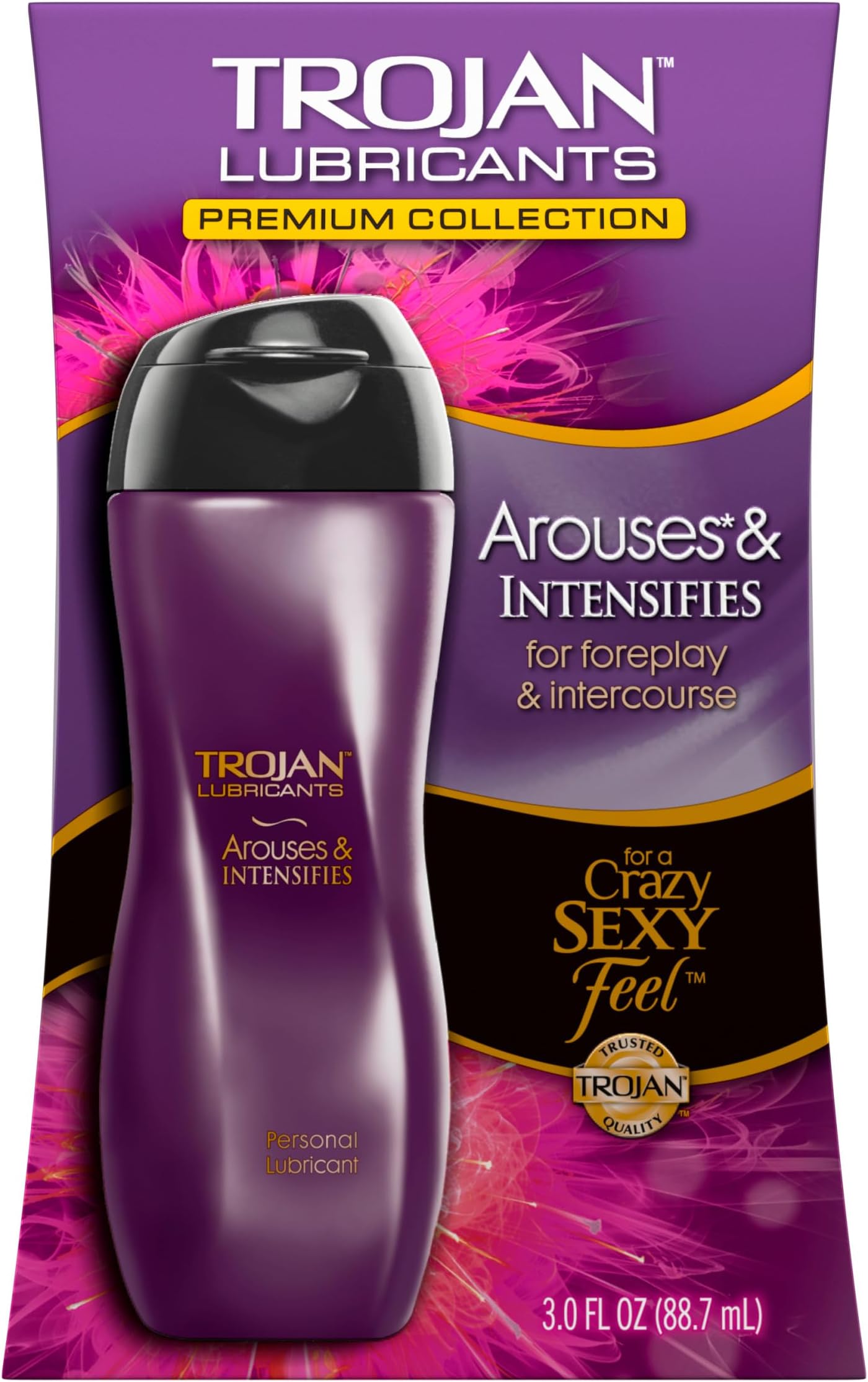Lubricants Arouses and Intensifies, Personal Lubricant, Silicone Personal Lube, 3 fl oz