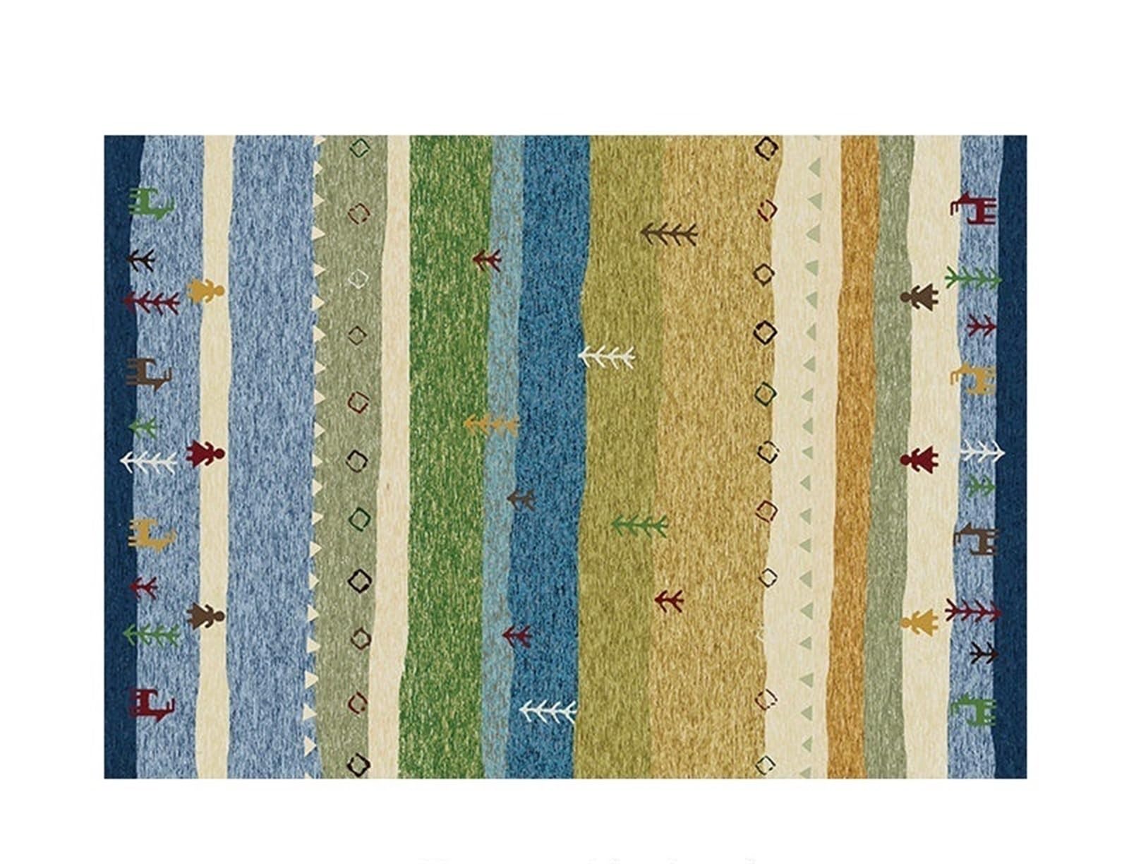 Tapis boho marocain lavable pour effacer les taches et sublimer votre salon 200x300