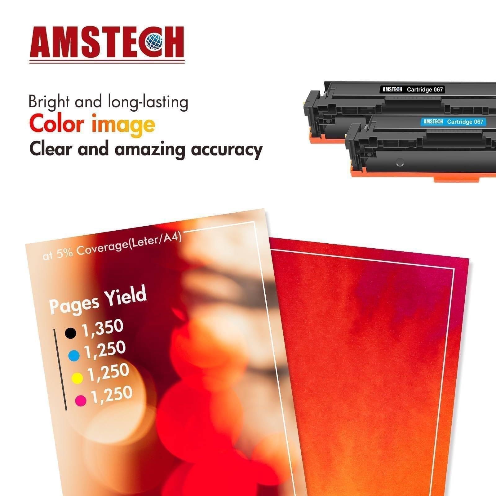 067 MF657Cdw Toner Set Kompatibel für Canon 067 067H MF655Cdw MF651Cw | i-SENSYS MF657Cdw LBP633Cdw LBP631Cw LBP632Cdw MF653Cdw MF654Cdw MF656Cdw 4er-Pack (Schwarz Cyan Gelb Magenta)