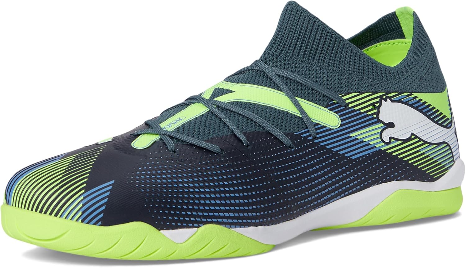 PUMA Mens Future 7 Match Indoor Soccer Cleats Indoor - Black