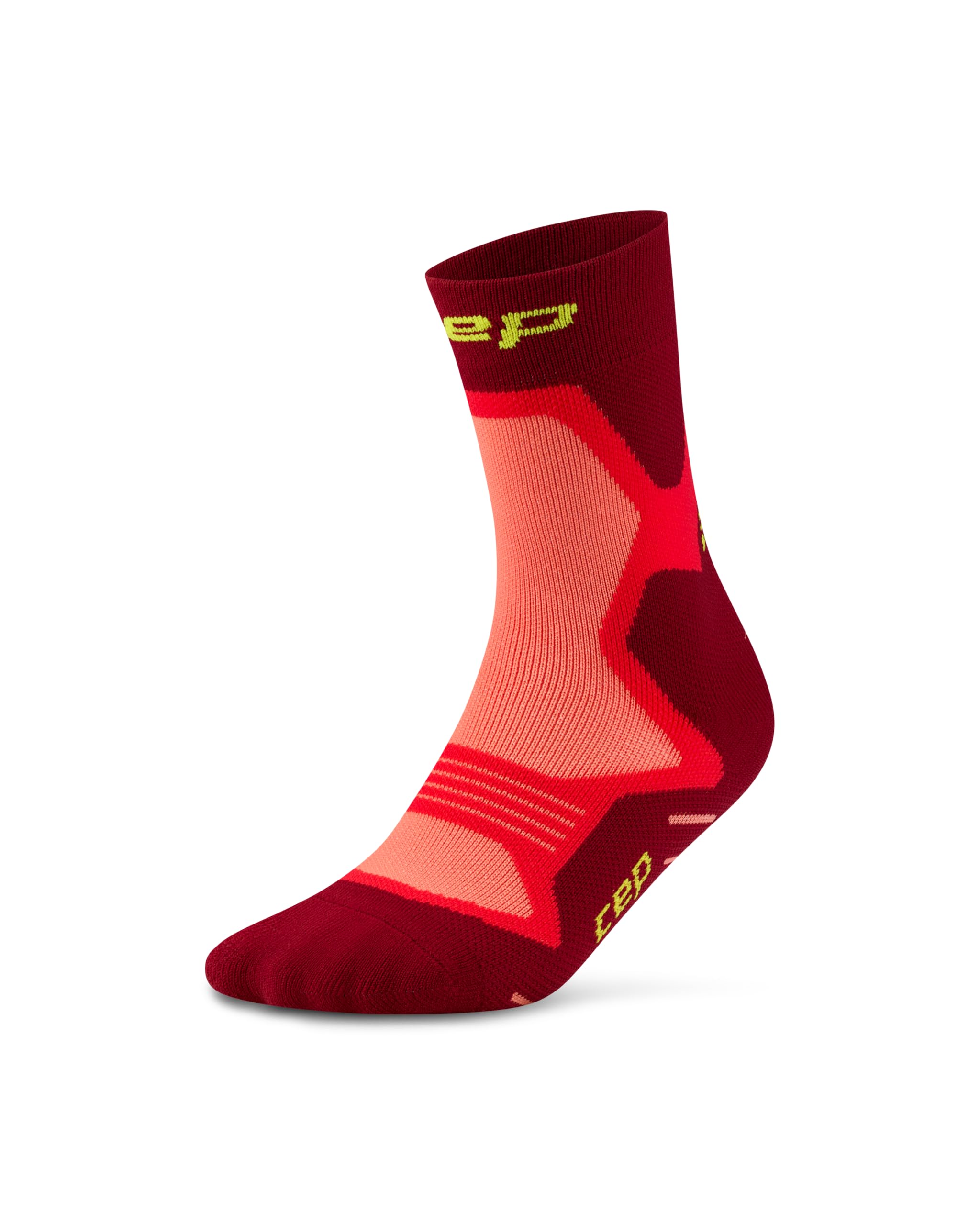 CEP RUN CUSHION MID CUT LAUFSOCKEN UNISEX – Gepolsterte Kompressionssocken für hohen Komfort – Atmungsaktive Sportsocken mit gezielter Dämpfung