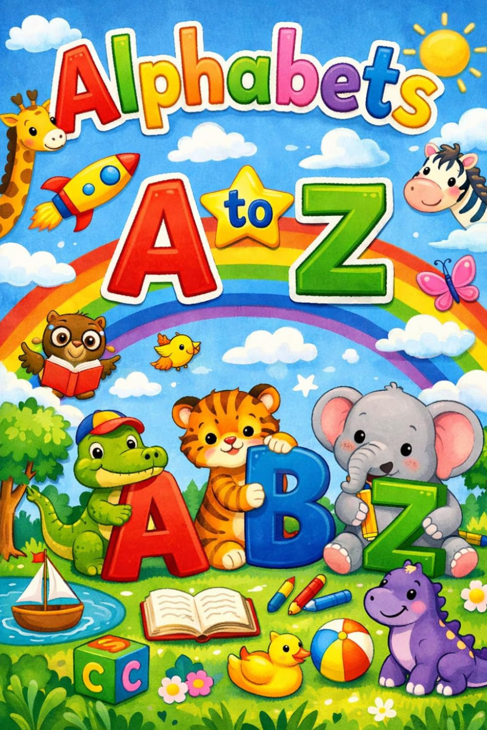 My First Alphabet Book : Color, Trace & Learn (A-Z Kids Color, Trace & Learn series)