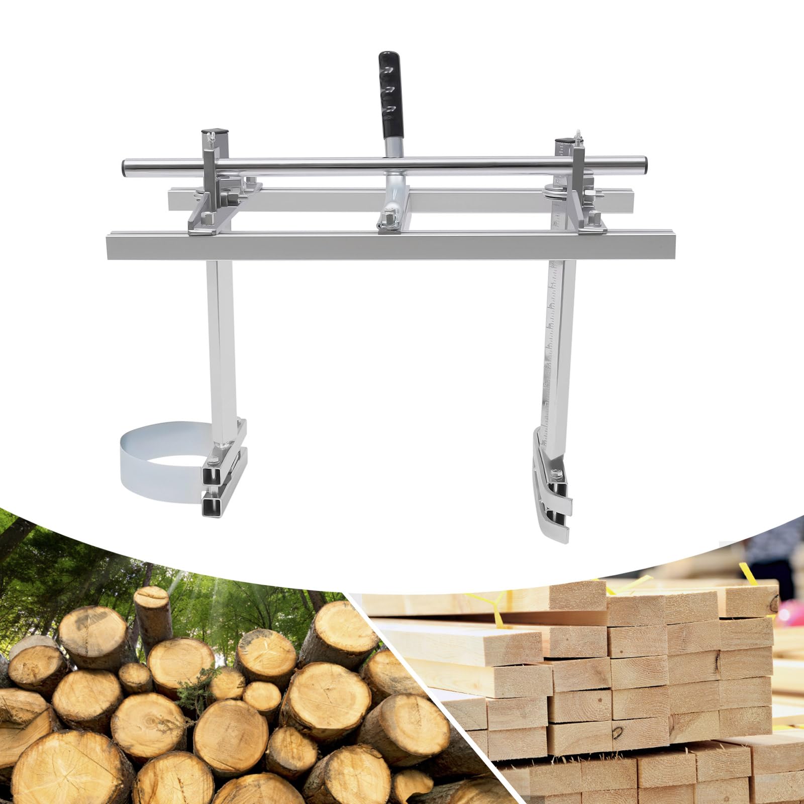 Soporte para motosierra, aserradero móvil, ayuda profesional para motosierra de cadena, sierra de madera, ayuda para motosierra de 14 a 24 pulgadas, ideal para carpinteros, propietarios de
