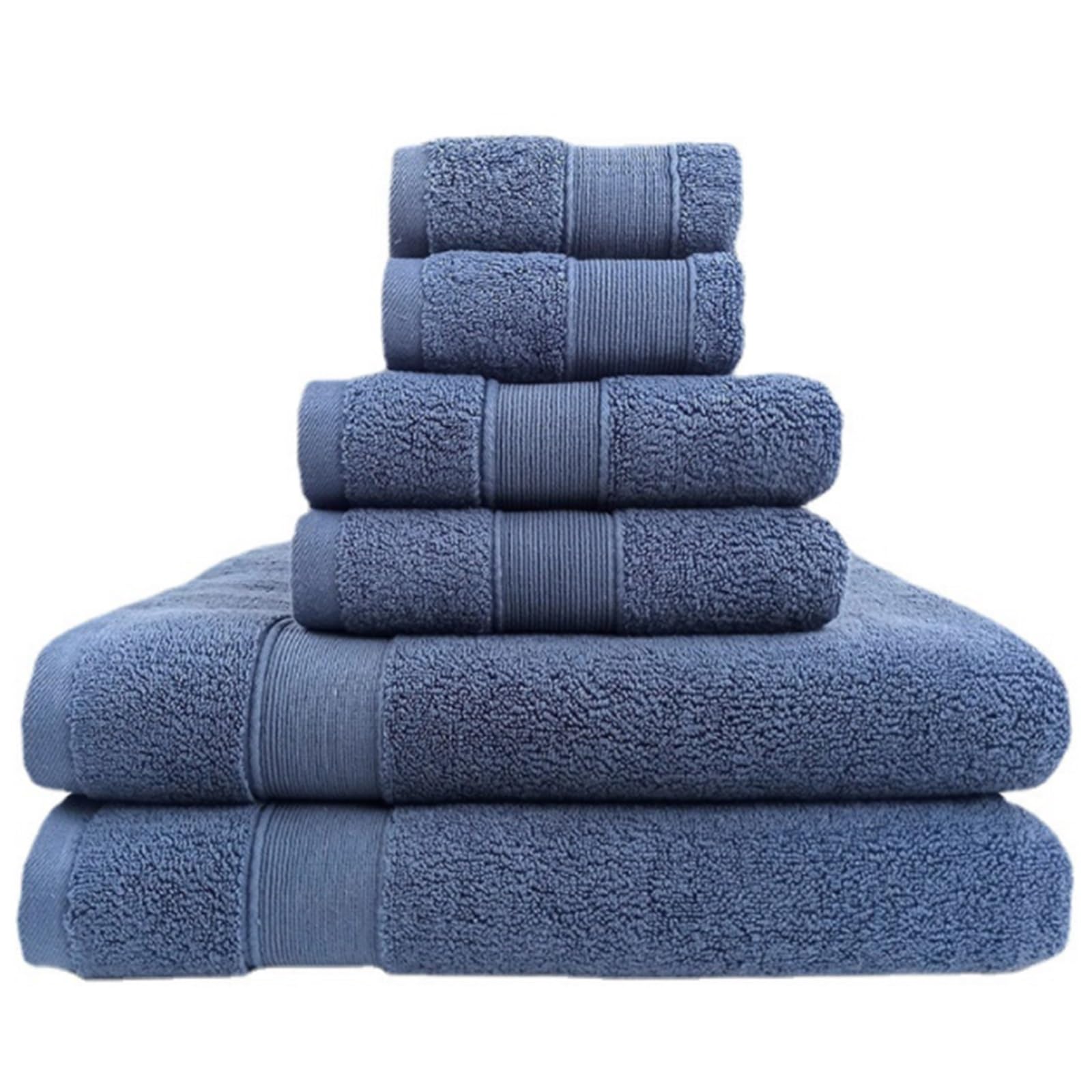 Bath Towel Sets Quick Dry Bath Towel Square Towel Bath Mat Set of 8 Bathroom Towel Pink