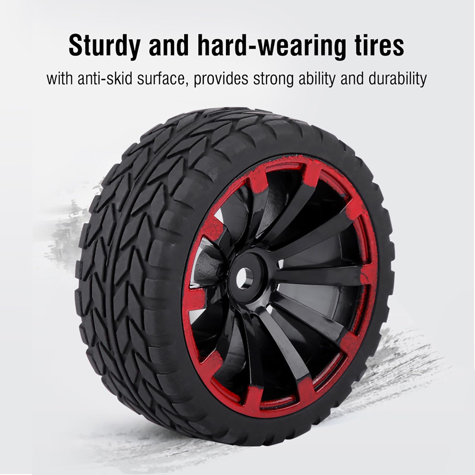 Banden 4 stuks 6 gaten voor 1/10 schaal RC crawler off-road vrachtwagen Banden 4 stuks 6 gaten voor 1/10 schaal RC crawler off-road vrachtwagen