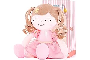 Adorable Queen Doll Clad in Exquisite Crown