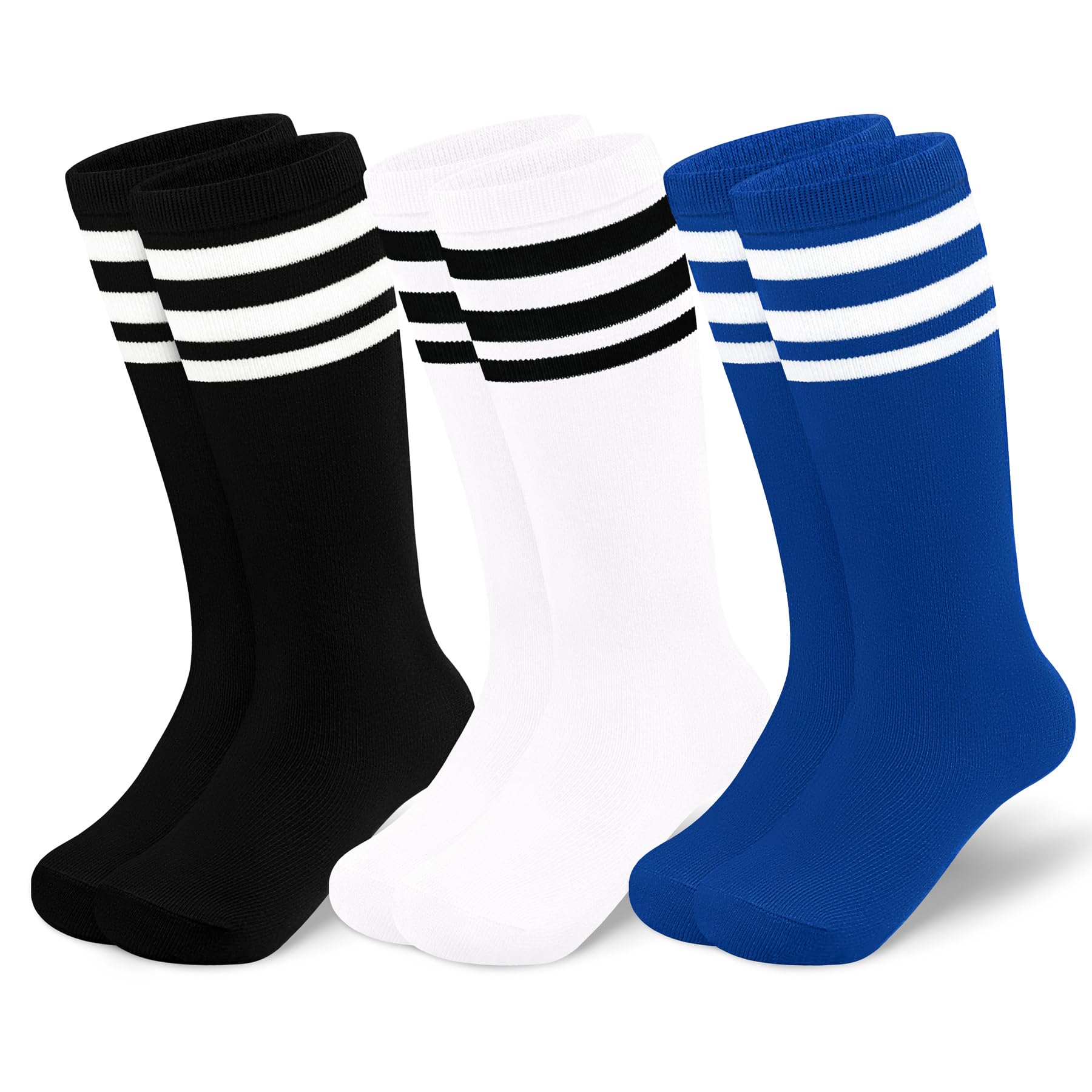 Olreco Toddler Soccer Socks Kids Baseball Socks Youth Softball Sock for Girls Boys Football Sock Boys Athletic Accessories