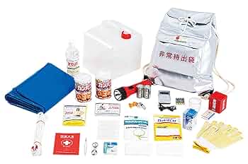 Amazon｜角利 緊急避難セット KD-21N｜非常用持出袋・緊急避難