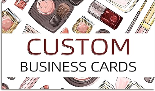 Tarjetas de visita personalizadas con tu logotipo, tarjetas de visita personalizables 100 PCS imprimibles por ambos lados, tarjetas de visita