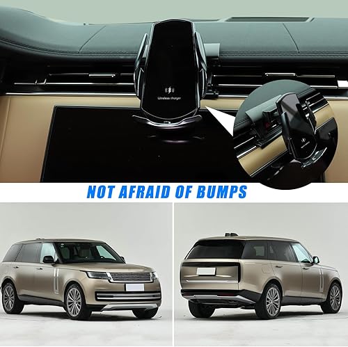 Miniatura 7 de HAPPYHORSE Soporte para teléfono compatible con Land Rover Range Rover SportVogue 2023, consola central de automóvil, aleación de aluminio,