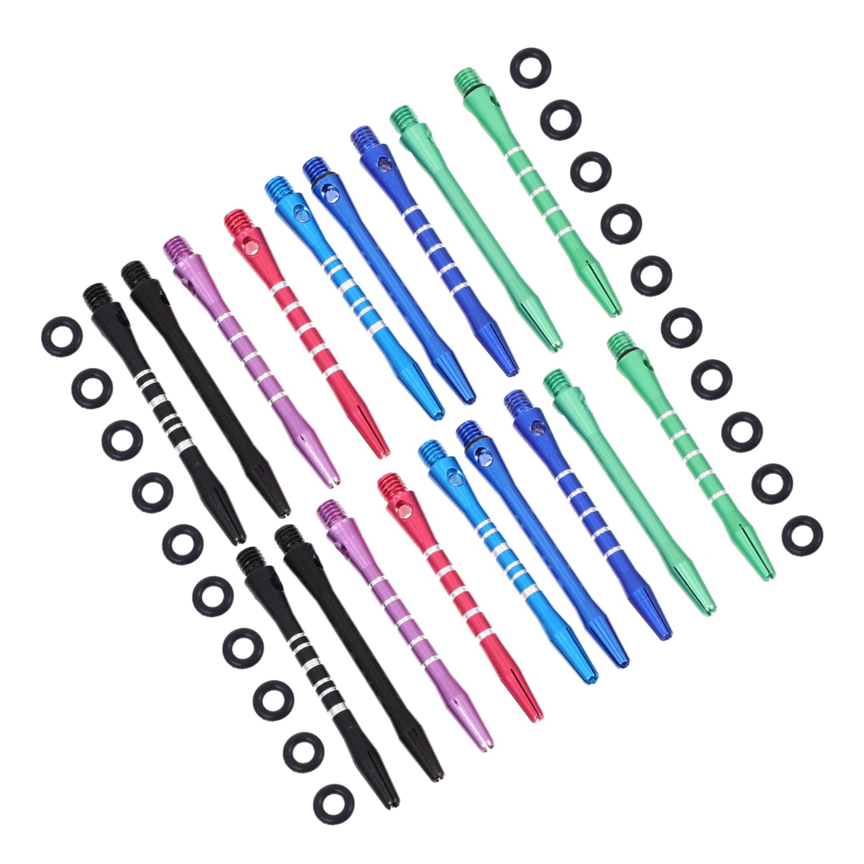 KESYOO 2 Sets High Performance Aluminum Alloy Shafts Stems Shafts Replacements Lightweight Durable for Professional